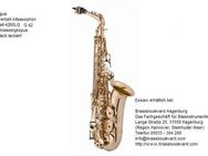 Antigua Goldmessing Alt - Saxophon, Modell AS 4260LQ G 42, NEUWARE - Hagenburg