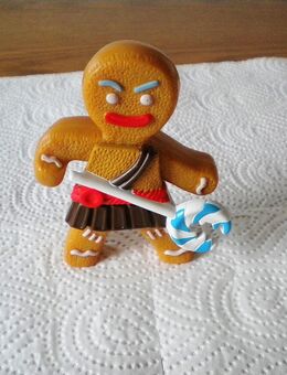McDonalds-Disney-Shrek-Lebkuchenmann von 2010,ca. 9,5 cm,Batteriebetrieb - Linnich