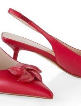 Marc Cain Glam Dotted Delight Slingpumps Pumps, Stiletto mit elastischem Fersenriemchen