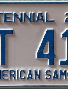 Nummernschild Am. Samoa - Kirchheim (Teck)