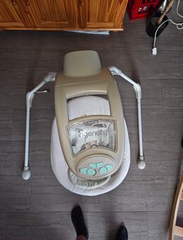 Bright Starts 60347 kuschelige Deluxe Babyschaukel mit drehbarem Sitz TopZustand - Werben