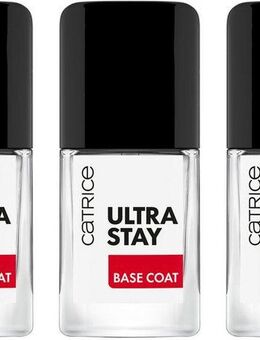 Catrice Unterlack Ultra Stay Base Coat, 3-tlg., mit nagelschützender Basis