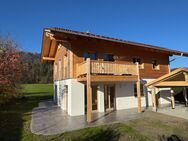 Neue Garten-Wohnung bis 3,5 Zimmer am Naturrand im Passivhaus mit Carport - Schleching