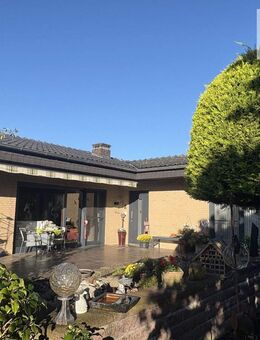 Harmonisch eingebunden ins Hofensemble: Stilvoller Bungalow inmitten von Wiesen und Feldern! - Bassum