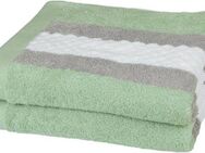 ROSS Handtücher Harmony, Frottier (Packung, 2-St), 100 % Baumwolle, Hoch Tief Struktur, viele Farben