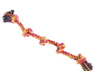 Nomad Tales Hundespielzeug Buntes Tau - ca. Ø 3,5 x L 86 cm