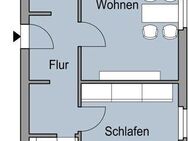 Frisch renovierte 2 Zimmer Wohnung mit Balkon - Leipzig