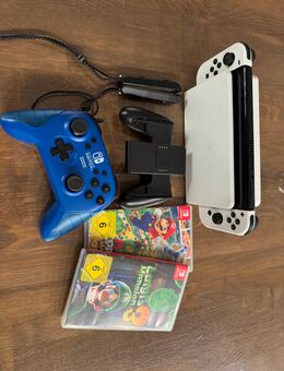 Nintendo Switch Oled weiss / 2 Controller/ 4 Spiele - Achern Zentrum