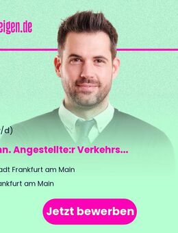 Techn. Angestellte:r (w/m/d) Verkehrswesen - Frankfurt (Main)