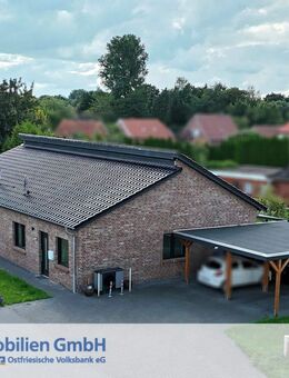 Wohnen auf einer Ebene! Neuwertige Doppelhaushälfte in zentraler Lage von Warsingsfehn! - Moormerland