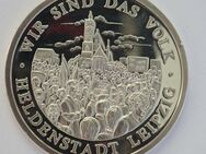 Deutschland Silbermünze,Wir sind das Volk - Heldenstadt Leipzig,900/1000 PP ,LOT 952 - Reinheim