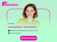Sachbearbeiter (m/w/d) - Importabwicklung - Ostrhauderfehn