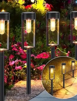 6er-Set Solarleuchten – Beleuchtung für Garten und Wege Set3425 - Ingolstadt