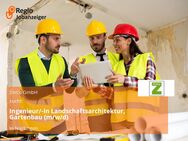 Ingenieur/-In Landschaftsarchitektur, Gartenbau (m/w/d) - Nürtingen
