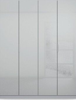 rauch Drehtürenschrank Kleiderschrank Schrank Garderobe KOLUNA mit hochwertiger Glasfront inkl. 2 Innenschubladen sowie extra Einlegeböden MADE IN GERMANY