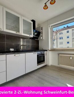 Reizend renovierte 2-Zi.-Wohnung mit Balkon und Einbauküche, SW-Bergl zur Vermietung - Schweinfurt