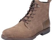 Rieker Schnürstiefelette, Blockabsatz, Schnürboots, Businesschuh mit Ziernähten