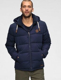 Bruno Banani Steppjacke leicht, wasserabweisend, modischer Stil, mit dekorativen Badges