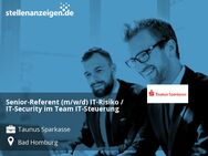 Senior-Referent (m/w/d) IT-Risiko / IT-Security im Team IT-Steuerung - Bad Homburg (Höhe)
