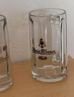 Vintage: 6 König Pilsener Biergläser 0,4 Liter - Westerkappeln