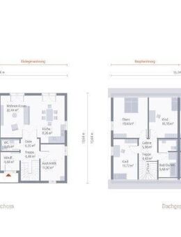 Großes Haus für 2 Familien ! Nur 488.100,-EUR je Haushälfte/Familie/Grundstücksanteil ! - Ludwigsfelde