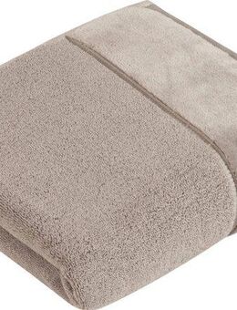 Vossen Handtuch Pure, Webfrottier (2-St), Baumwolle & VEGAN, mit eleganter Veloursbordüre