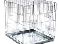 Sparpaket: Transportkäfig Double Door + Kuschelkissen für Hundeboxen - Größe L + Kissen