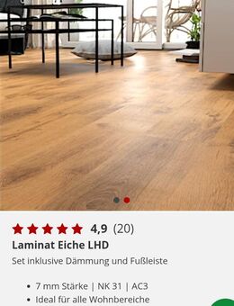 1 Set Laminat 6m², ungeöffnet - Bad Nauheim Zentrum