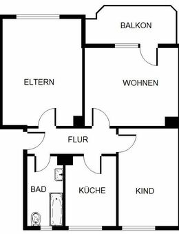 3-Zimmer-Wohnung in Gelsenkirchen Scholven - Gelsenkirchen