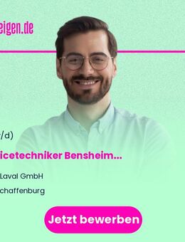 Servicetechniker (m/w/d) Bensheim - Mannheim