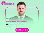 Leiter Privatkundengeschäft (m/w/d) - Weil (Schönbuch)