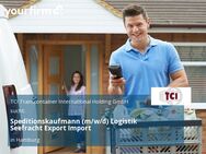 Speditionskaufmann (m/w/d) Logistik Seefracht Export Import - Hamburg