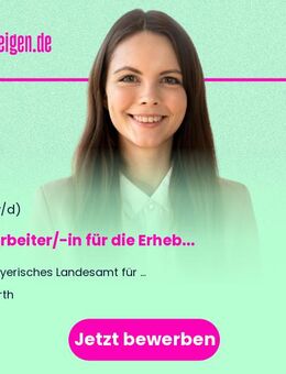 Mitarbeiter/-in (m/w/d) für die Erhebung der Tarifinformationen (ETI) - Fürth