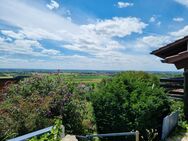 ***Aussicht-Aussicht-Aussicht unter weissblauem Himmel*** - Steinach (Bayern)