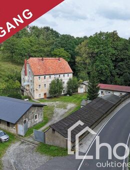 Ehem. Mühlenensemble in Alleinlage (ca. 1 ha) - Platz & Potential ohne Ende - Demitz-Thumitz