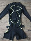 Sexy Suit Jumpsuit Playsuit Cut Out Schnallen Kurzoverall S 36 Club Outfit Stretchig elastisch Push Overall Einteiler in 15366