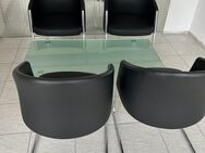 Bürotisch mit vier Stühle Leder - Stuttgart