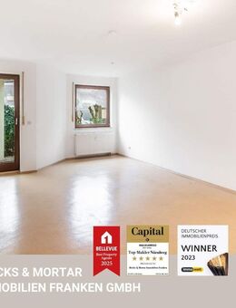 Attraktive 2-Zimmer-Erdgeschosswohnung mit Terrasse und Tiefgaragenstellplatz - Nürnberg