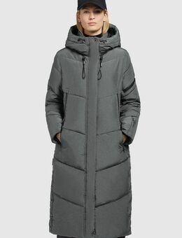 khujo Steppmantel SONJE5 Kinnschutz am Zwei-Wege-Reißverschluss für höchsten Tragekomfort