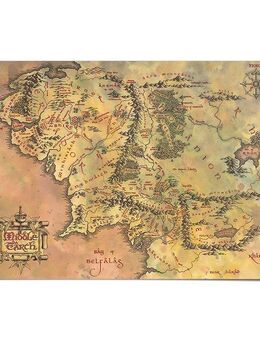 Reinders! Poster Lord of the Rings - middle earth