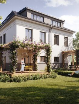 KfW 55 - Doppelhaus in grüner Umgebung mit altem Baumbestand in Leipzig-Stahmeln - Leipzig
