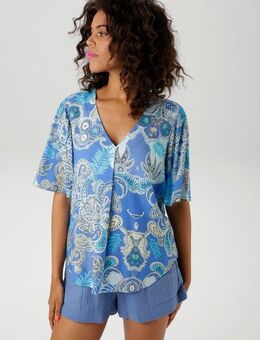 Aniston CASUAL Schlupfbluse mit großflächigem Paisley-Muster