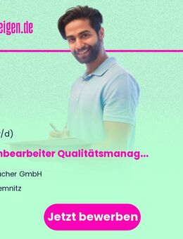Sachbearbeiter (w/m/d) Qualitätsmanagement - Premnitz