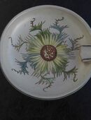 Aschenbecher Ascher 10 cm handgemalt Keramik Deko Vintage 3,- in 24944