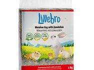 Sparpaket Lillebro Wiesenheu mit Apfel, Löwenzahn oder Karotte - Wiesenheu mit Löwenzahn (3 x 1 kg)