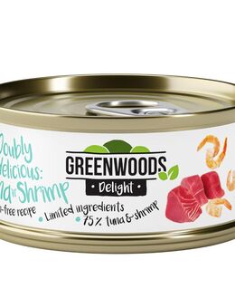 Greenwoods Delight Thunfischfilet mit Shrimps 6 x 70 g
