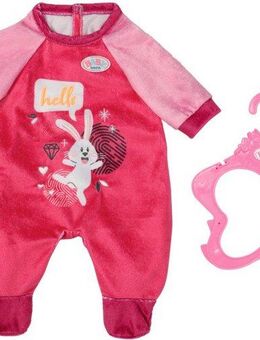 Baby Born Puppenkleidung Strampler Pink, 43 cm, mit Kleiderbügel