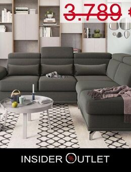 Ecksofa 274x230cm Grau Grün Schlaffunktion Bettkasten Federkern Cabrio - Köln