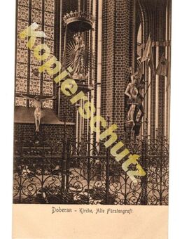 Alte Ansichtskarte „Doberan – Kirche. Alte Fürstengruft“, ca. 1912 - Landsberg