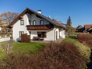 Gepflegtes, freistehendes Haus mit 2 Wohneinheiten in naturnaher Lage in Westerheim bei Memmingen. - Westerheim (Bayern)